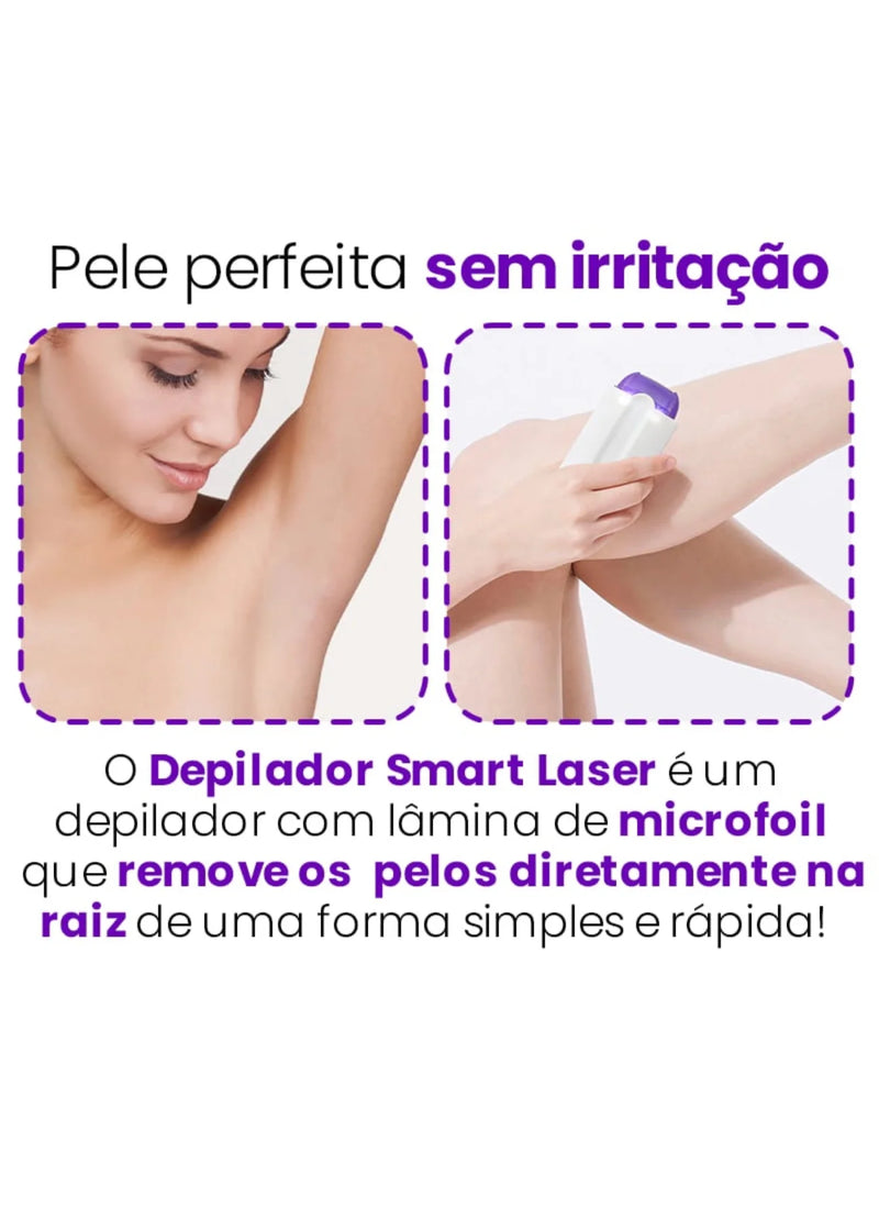 Mini Depilador Elétrico Sem Fio Feminino Recarregável Facial Corporal