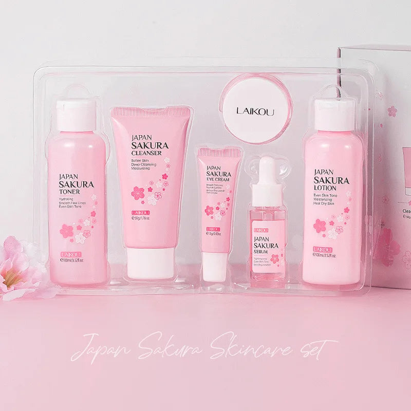 Laikou sakura - kit de cuidados faciais